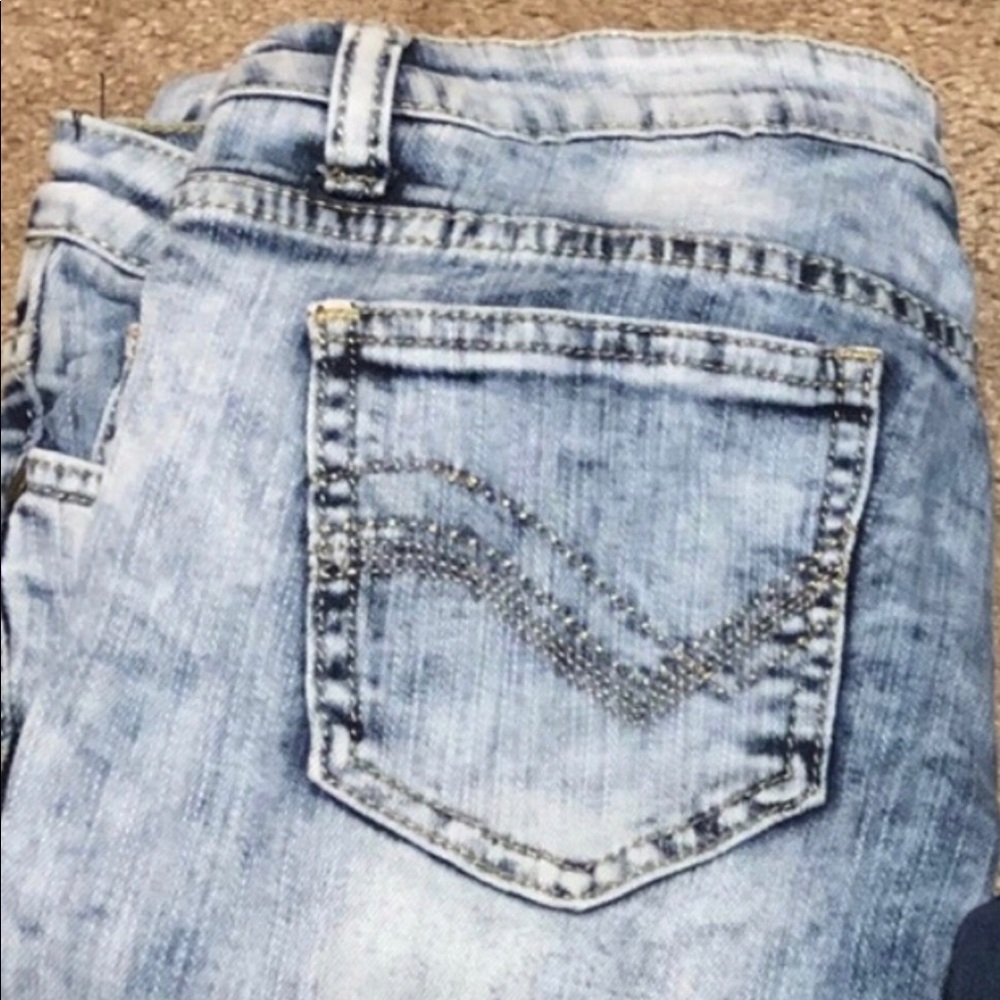 Size 11 damaged look jeans! Gently worn